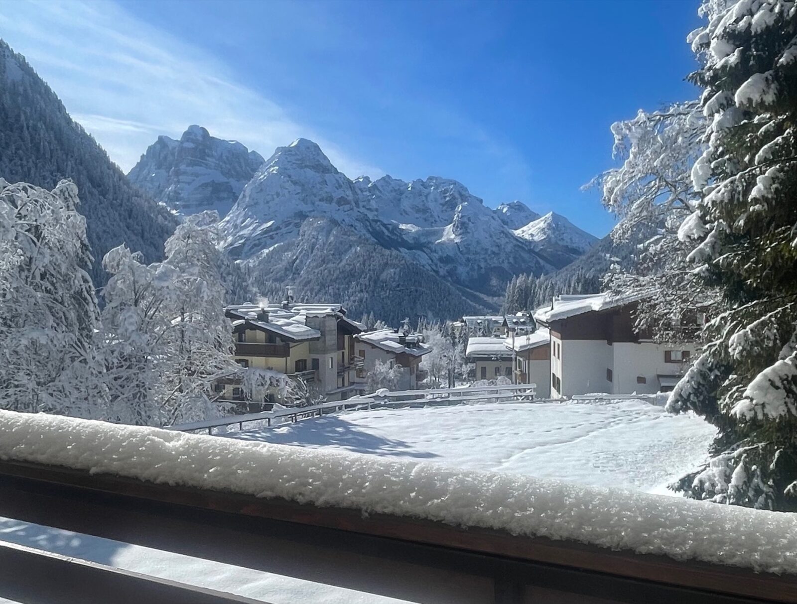 Madonna di Campiglio nella neve